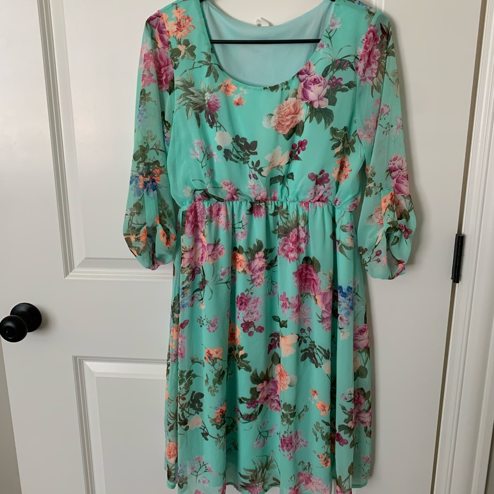 Floral Maternity Dress